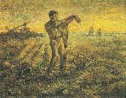 Vincent Van Gogh The End of the Day Spain oil painting artist